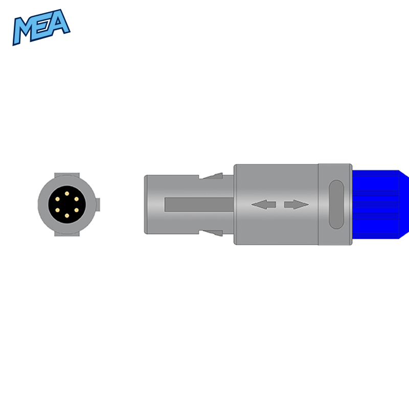 5-lead One-Piece ECG Cable with Snap end AHA for Innomed Monitors Reusable, Limb + Chest Lead, 2.5m+0.9m, Defib-Proof (with Resist) 2 5-lead One-Piece ECG Cable with Snap end AHA for Innomed Monitors Reusable, Limb + Chest Lead, 2.5m+0.9m, Defib-Proof (with Resist) - Image 2