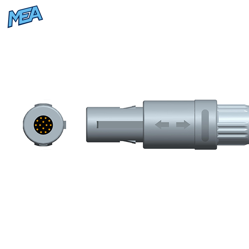 10-lead Diagnostic (EKG) One-Piece ECG Cable with Grabber/Pinch end AHA for Welch Allyn SE-PC-AHA-CLIP 2 10-lead Diagnostic (EKG) One-Piece ECG Cable with Grabber/Pinch end AHA for Welch Allyn SE-PC-AHA-CLIP - Image 2