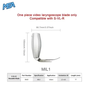 Sensorendo One Piece Video Laryngoscope (DH01/MIL0/MIL1/MAC1/MAC2/MAC3/MAC4/D-Blade) Optional For Anesthesia Intubation - view 2