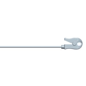 3-lead ECG Leadwire Set with Mini Grabber end AHA for AAMI Safety DIN Trunk Cables Reusable, Limb Lead, Lead Type: Safety Din, Unshielded