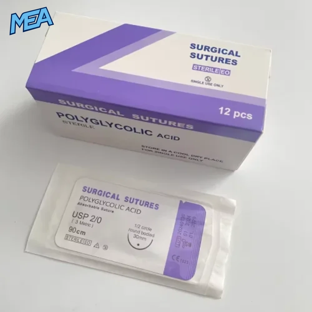 Absorbable PGA Veterinary Surgical Suture with Needle Sterile Polyglycolic Acid Sutures For Cat, Dog & Small Animal Surgery (No Removal Required) 6 Absorbable PGA Veterinary Surgical Suture with Needle Sterile Polyglycolic Acid Sutures For Cat, Dog & Small Animal Surg - view 4