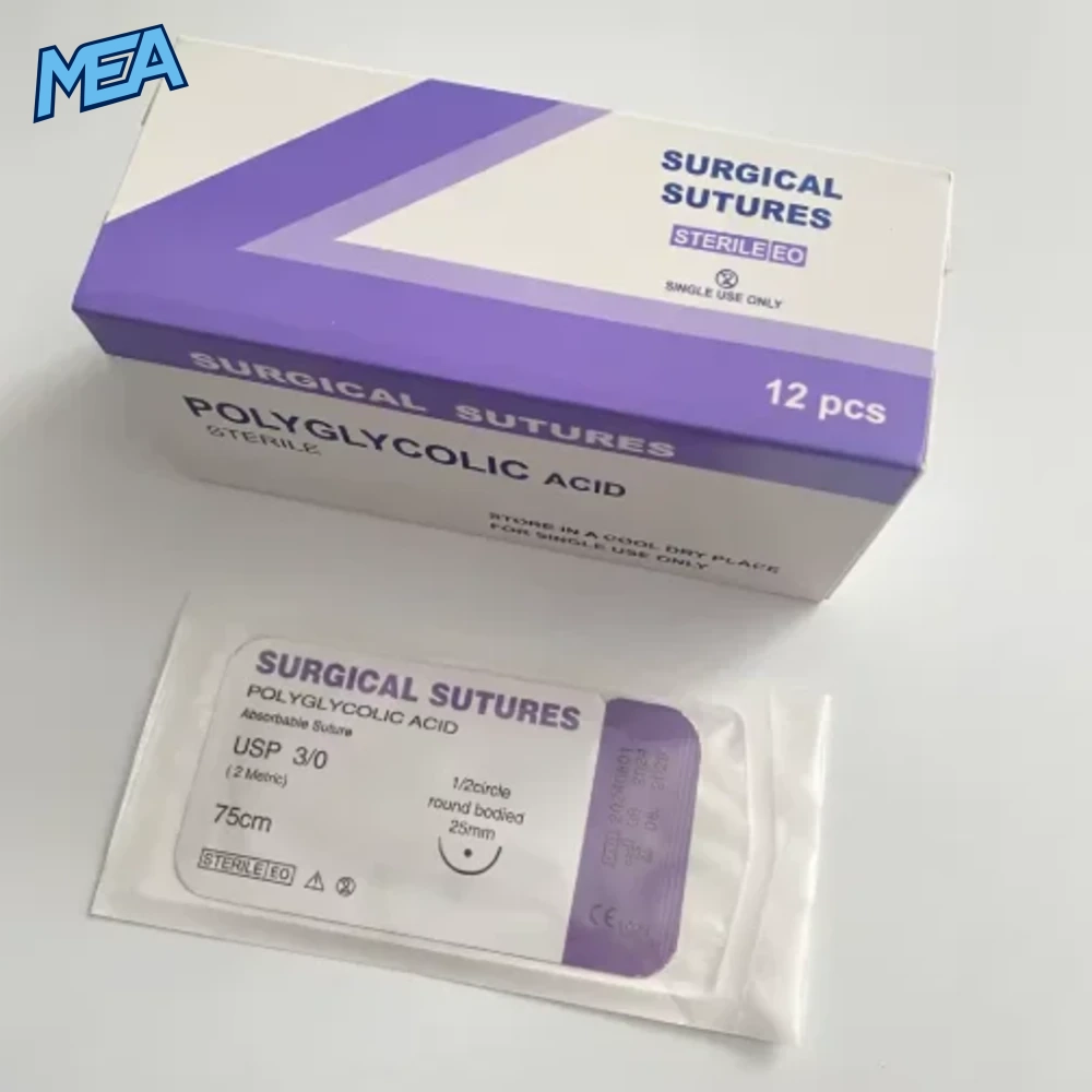 Absorbable PGA Veterinary Surgical Suture with Needle Sterile Polyglycolic Acid Sutures For Cat, Dog & Small Animal Surgery (No Removal Required) 8 Absorbable PGA Veterinary Surgical Suture with Needle Sterile Polyglycolic Acid Sutures For Cat, Dog & Small Animal Surg - view 5