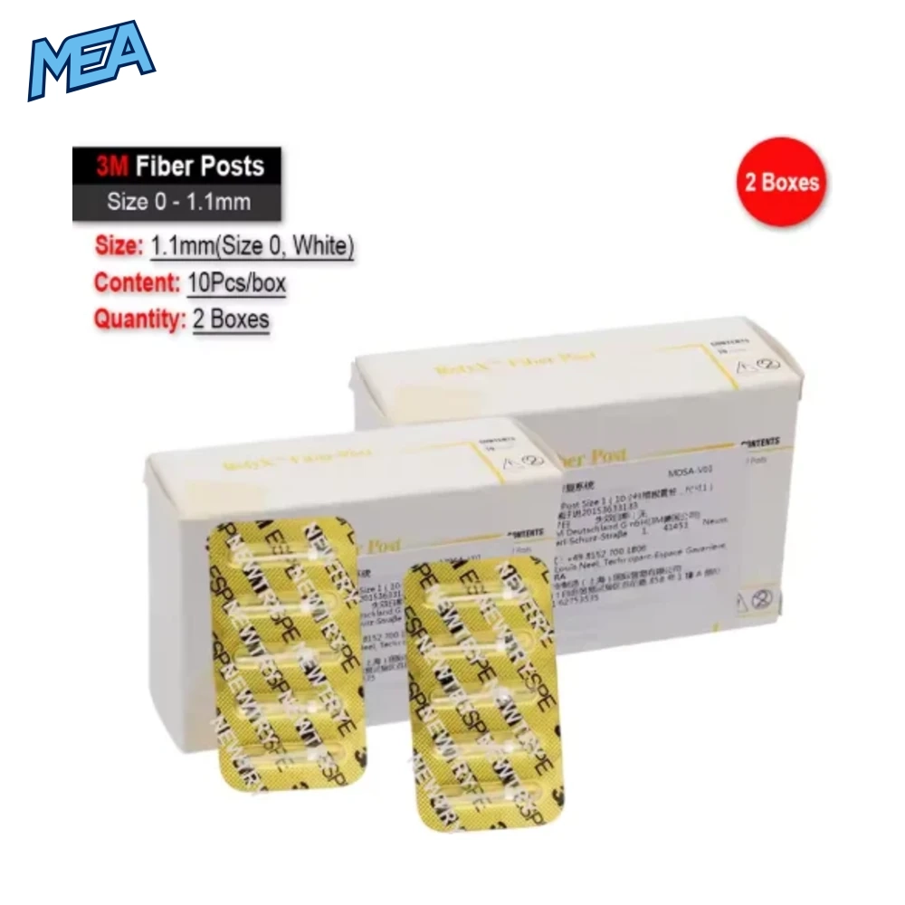 2 Boxes Of Dental RelyX Fiber Posts For Root Canal Treatment, FiberGlass Drills, High-Strength Dental Restorative Materials For Orthodontic Fillings 4 2 Boxes Of Dental RelyX Fiber Posts For Root Canal Treatment, FiberGlass Drills, High-Strength Dental Restorative Materi - view 3