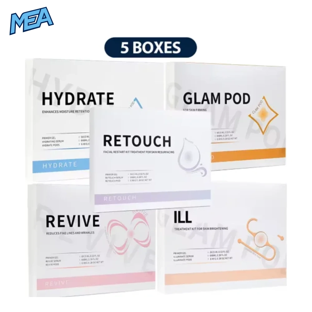 5PCS CO2 Bubble Pen Pods Facial Treatment Kit CO2 Capsule Gel & Serum Restart Kit For Aqua Facial Skin Care 6 5PCS CO2 Bubble Pen Pods Facial Treatment Kit CO2 Capsule Gel & Serum Restart Kit For Aqua Facial Skin Care - view 4