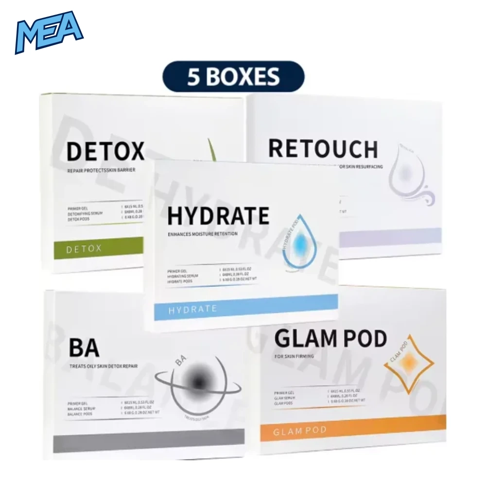 5PCS CO2 Bubble Pen Pods Facial Treatment Kit CO2 Capsule Gel & Serum Restart Kit For Aqua Facial Skin Care 14 5PCS CO2 Bubble Pen Pods Facial Treatment Kit CO2 Capsule Gel & Serum Restart Kit For Aqua Facial Skin Care - view 8