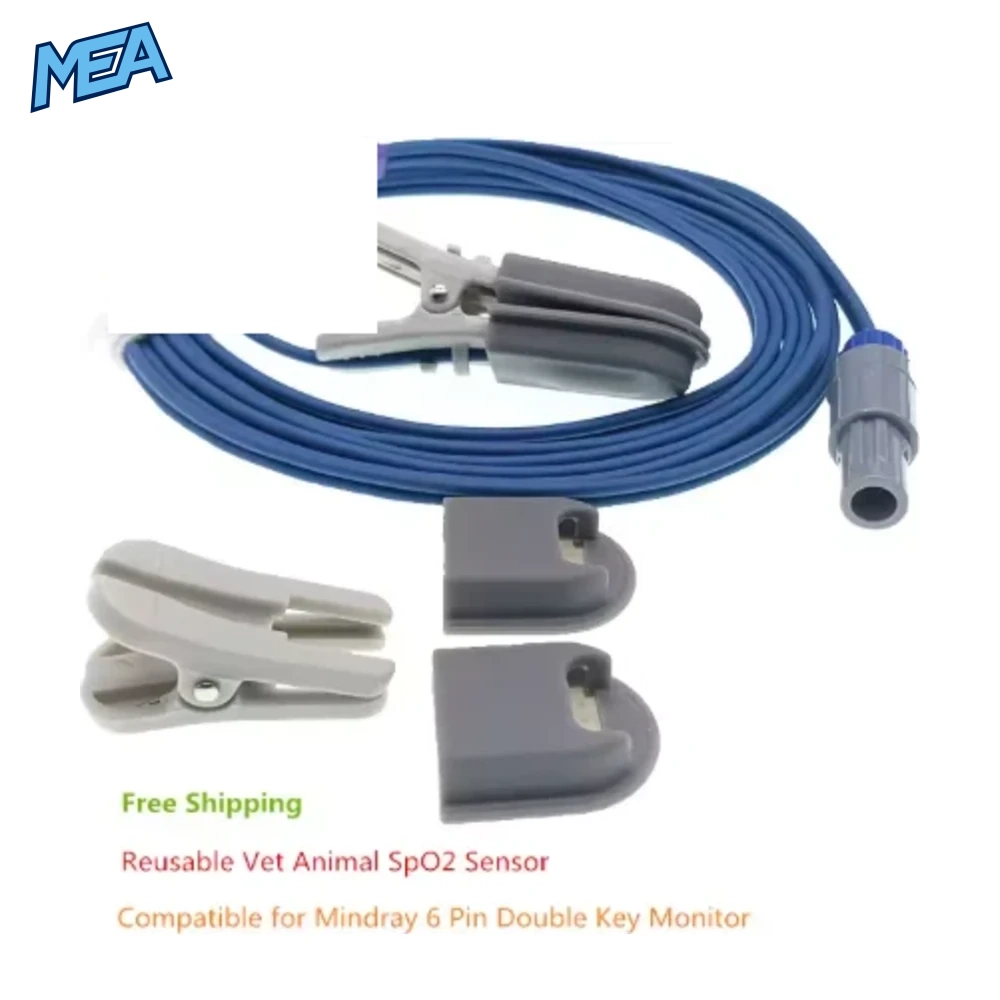 Mindray 6 Pole SpO2 Sensor PM7000 PM8000 PM9000 MEC 1000 Patient Monitor Heart Rate SAO2 Probe Newborns Adults 14 Mindray 6 Pole SpO2 Sensor PM7000 PM8000 PM9000 MEC 1000 Patient Monitor Heart Rate SAO2 Probe Newborns Adults - view 8