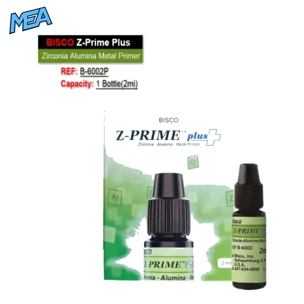1 Pack Dental Porcelain Primer BISCO Z Prime Plus Zirconia Alumina Metal Primer Ceramic Restoration Bond Treatment Silane Agent 2 1 Pack Dental Porcelain Primer BISCO Z Prime Plus Zirconia Alumina Metal Primer Ceramic Restoration Bond Treatment Silan - view 2