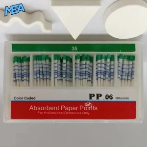 Absorbent paper points .06 taper size 35 colour coded box of 100
