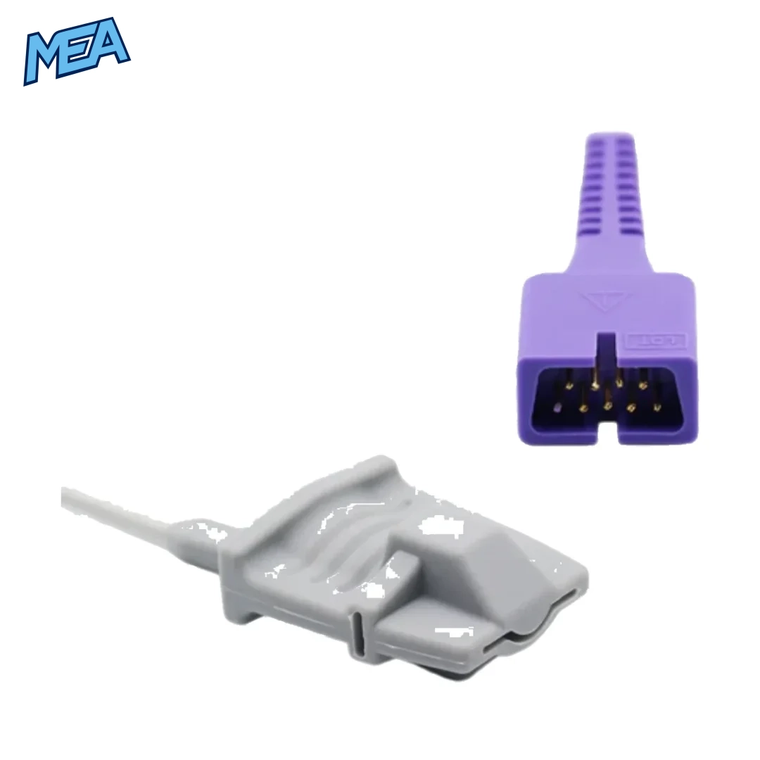 adult finger soft nellcor spo2 sensor with 9 pins connector for accurate oxygen saturation monitoring and patient care use