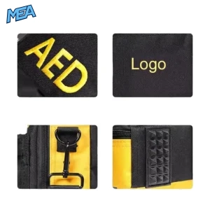Portable AED Carry Bag Backpack for Emergency Rescue and Medical Instrument Storage