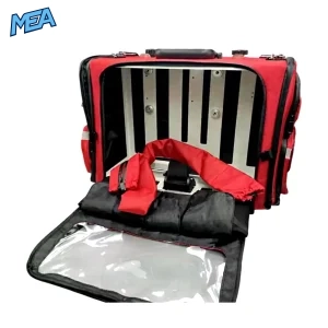 Aeonmed Shangrila 510S transport ventilator with emergency backpack