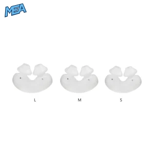 AirFit P10 nasal pillow cushion sizes comparison showing Large Medium and Small silicone cushions for CPAP mask