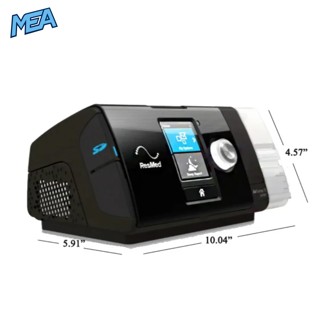 ResMed AirSense 10 Elite CPAP Machine with Mask Complete Sleep Apnea Therapy Solution 2 ResMed AirSense 10 Elite CPAP device with LCD display and advanced sleep therapy features