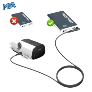 AirSense 11 DC power cable 24V with 5.5mm connector compatible with ResMed AirSense 11 and AirMini CPAP machines