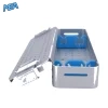 Autoclavable aluminum rigid endoscope sterilization case for ENT instruments