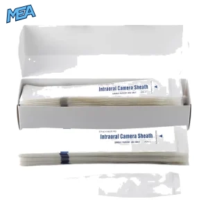 Azdent Disposable Intraoral Camera Sleeves 100pcs Transparent Protective Film for Dental Endoscope