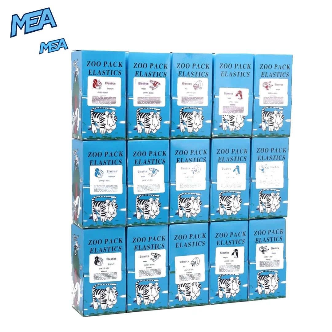 AZDENT zoo pack elastics bulk boxes for orthodontic clinics
