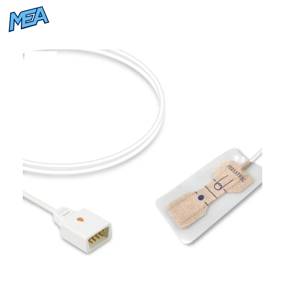 BCI 1301 Pediatric Non-Woven Adhesive SpO2 Sensor 0.9m (Disposable Box of 24) 1 BCI 1301 pediatric non-woven adhesive SpO2 sensor with 0.9m cable and 9-pin connector