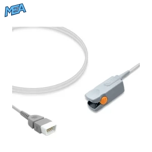 BCI 3044 adult hard shell SpO2 sensor with 3.0m cable and 9-pin connector