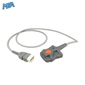 BCI 3444 adult soft tip SpO2 sensor with 1.0m cable and 9-pin connector