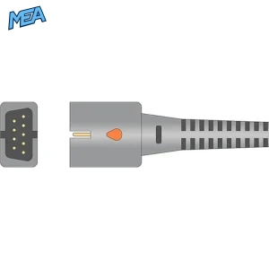 Connector diagram of the Biolight 15-100-0058 digital SpO2 sensor showing pin face and side view