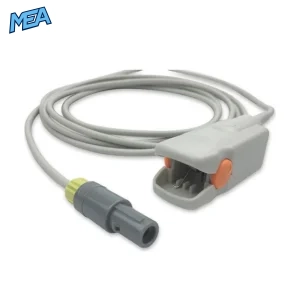 Biolight A0212-SA125PV adult hard shell SpO2 sensor with 3.0m cable and 5-pin connector