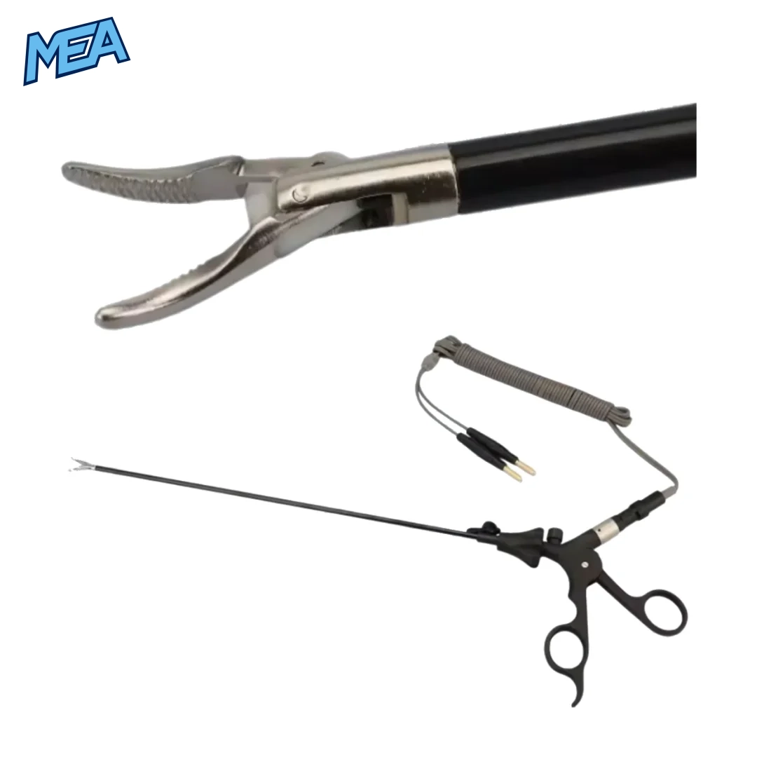 Bipolar Laparoscopic Instrument 5mm with Bipolar Grasper Jaw and Medical-Grade Handle for Electrosurgery
