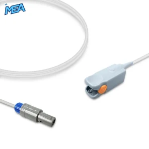Pediatric Hard Shell SpO2 Sensor 3.0m for Charmcare Monitors Reusable, Technology: Nellcor Oxismart