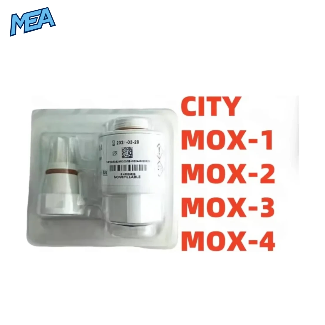 MOX2 MOX3 MOX1 MOX4 AO2 40XV O2 AO-08 AO-09 AO-07 AO-06 AO-02 AO-03 Oxygen Sensor For City 1 City MOX1 MOX2 MOX3 MOX4 Medical Oxygen Sensors Replacement for Ventilators and Oxygen Monitoring Equipment