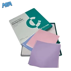 COLTENE HySolate Latex Dental Dam 6x6 Inch Rubber Dam Sheets 36pcs Box for Dental Isolation