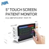 CONTEC CMS1000 Touch Screen Patient Monitor Human/Veterinary Portable 6 Parameter 7 CONTEC CMS1000 Touch Screen Patient Monitor with ECG SpO2 NIBP Temperature and Respiration Monitoring
