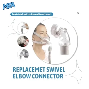 CPAP Full Face Mask Swivel Elbow Connector Replacement for AirFit F20 F30 Series