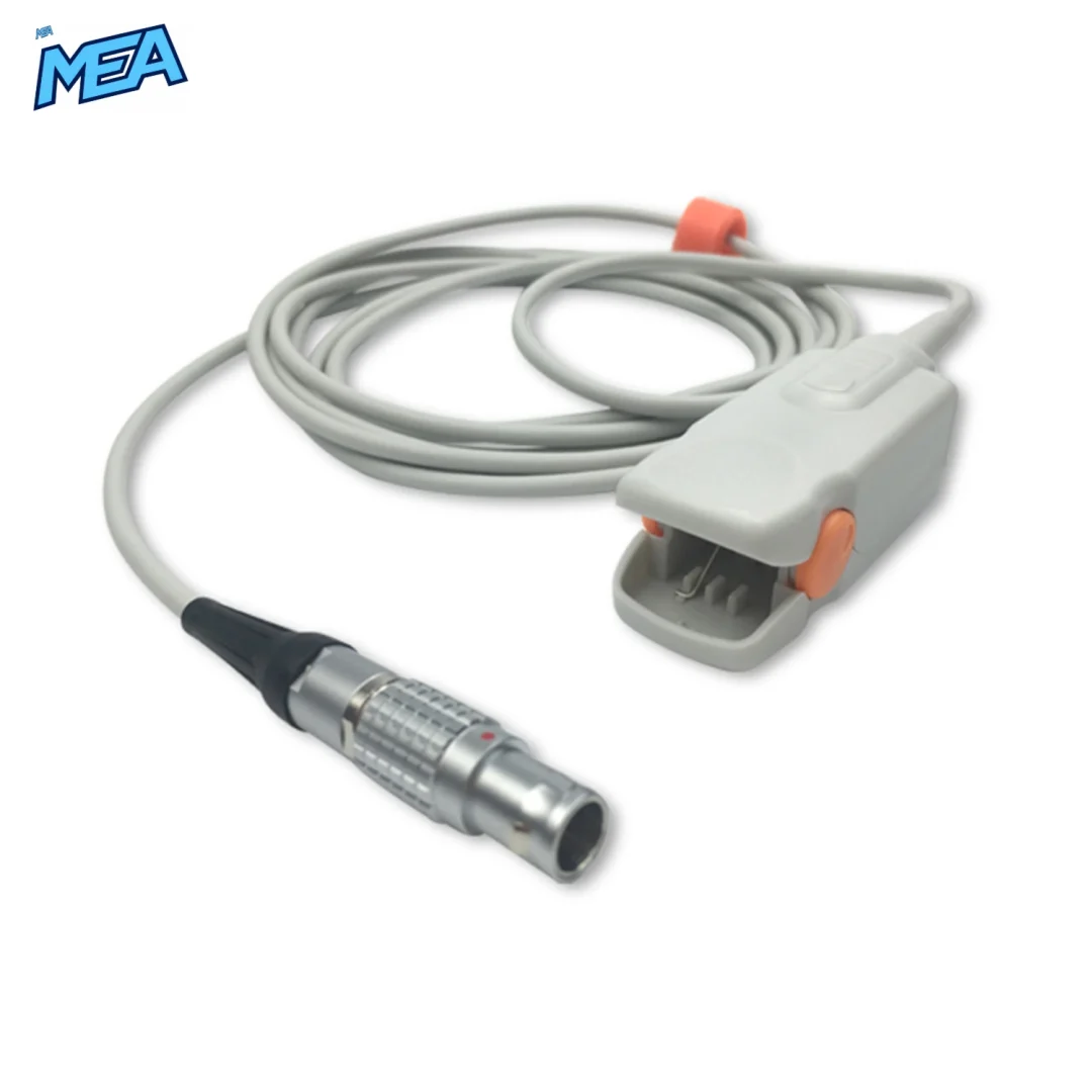 Adult Hard Shell SpO2 Sensor 3.0m for Critikon Monitors Reusable, Technology: Nellcor Oxismart 2 Adult Hard Shell SpO2 Sensor 3.0m for Critikon Monitors Reusable, Technology: Nellcor Oxismart view 2