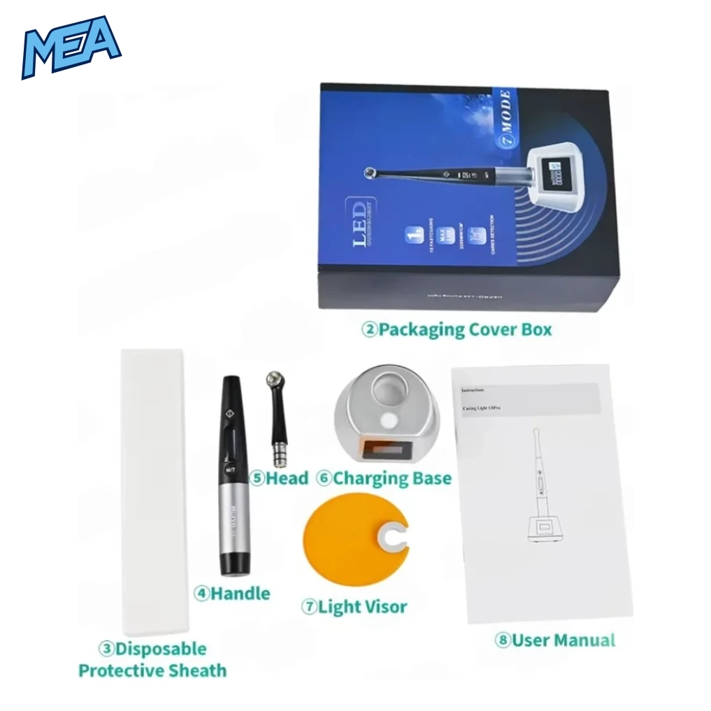 Dental 3000mw/cm² Curing Light 10W High Power Led Lamp Wireless 1 Second Cure With 7 Models Cold Cordless Curing Light 10 Dental 3000mw/cm² Curing Light 10W High Power Led Lamp Wireless 1 Second Cure With 7 Models Cold Cordless Curing Light - view 6