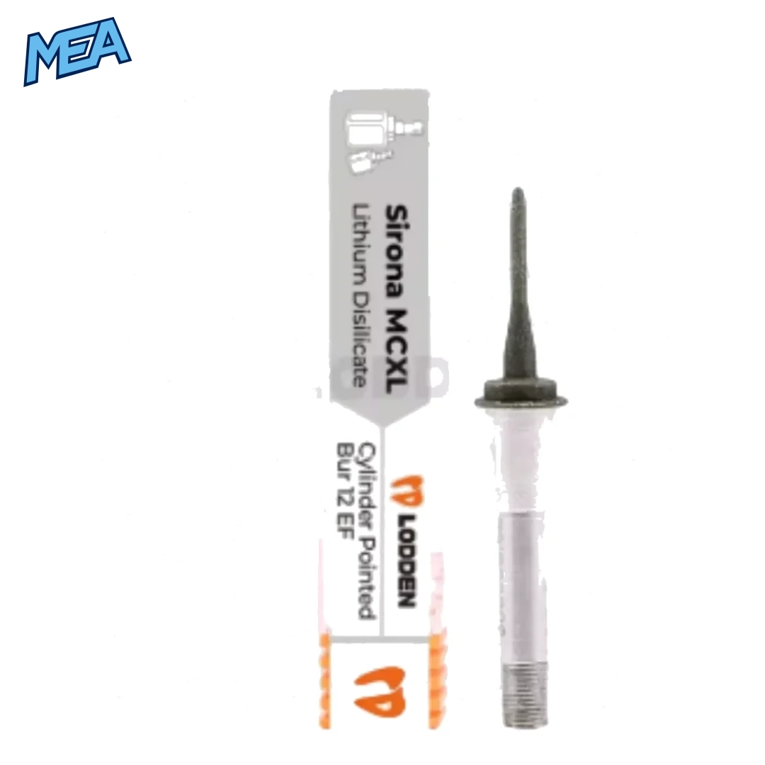 Cylinder Pointed 12 EF Sirona CEREC MCXL milling bur for lithium disilicate CAD CAM wet milling