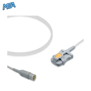 Datascope adult soft tip SpO2 sensor with 3.0m cable and 7-pin round connector
