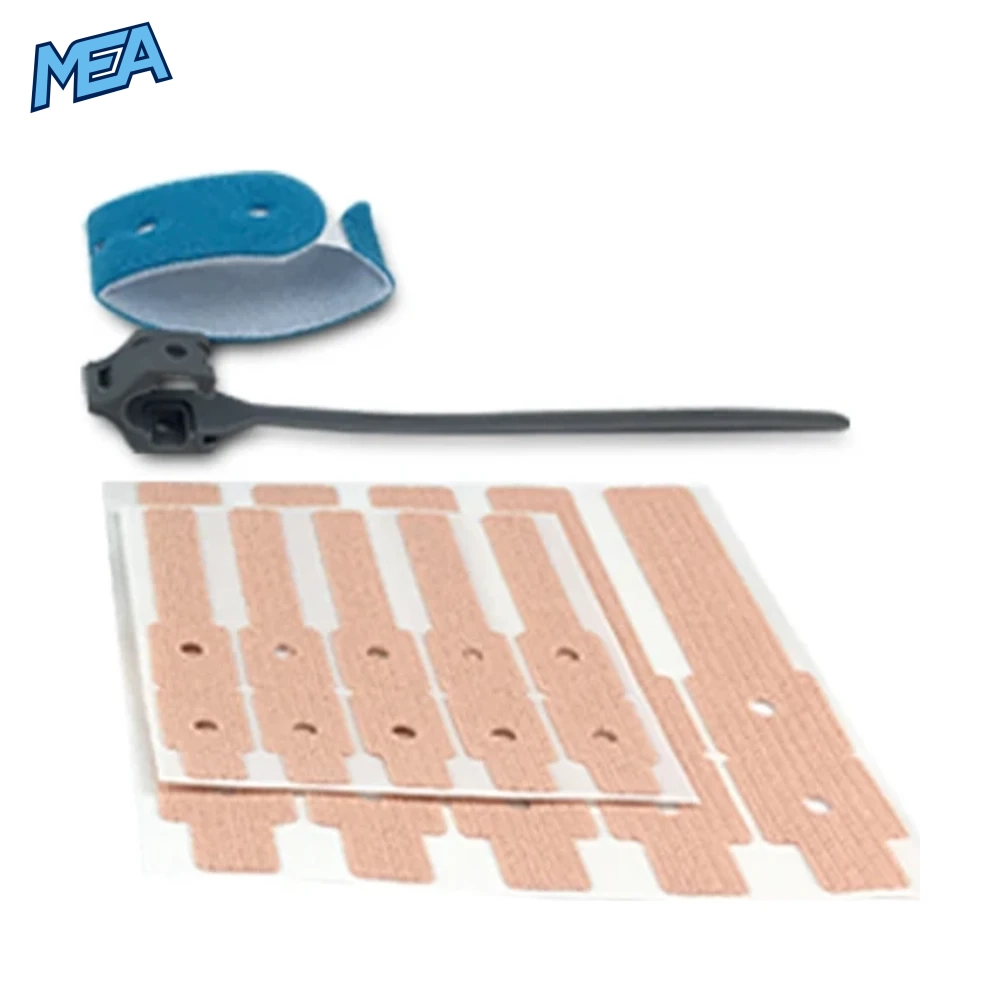 Datex Ohmeda All-Sizes Multi-Y SpO2 Sensor, 3.0m (10-Pin, New) 2 Adhesive wrap accessory strips included with the Datex Ohmeda Multi-Y SpO2 sensor