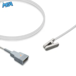 Adult Ear Clip SpO2 Sensor 1.0m for Datex-Ohmeda OXY-E-DB Reusable
