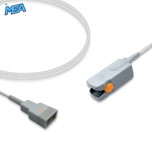 Adult Hard Shell SpO2 Sensor 1.0m for Datex-Ohmeda OXY-F-DB Reusable