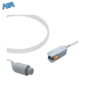 Datex Ohmeda pediatric hard shell SpO2 sensor with 3.0m cable and 10-pin connector