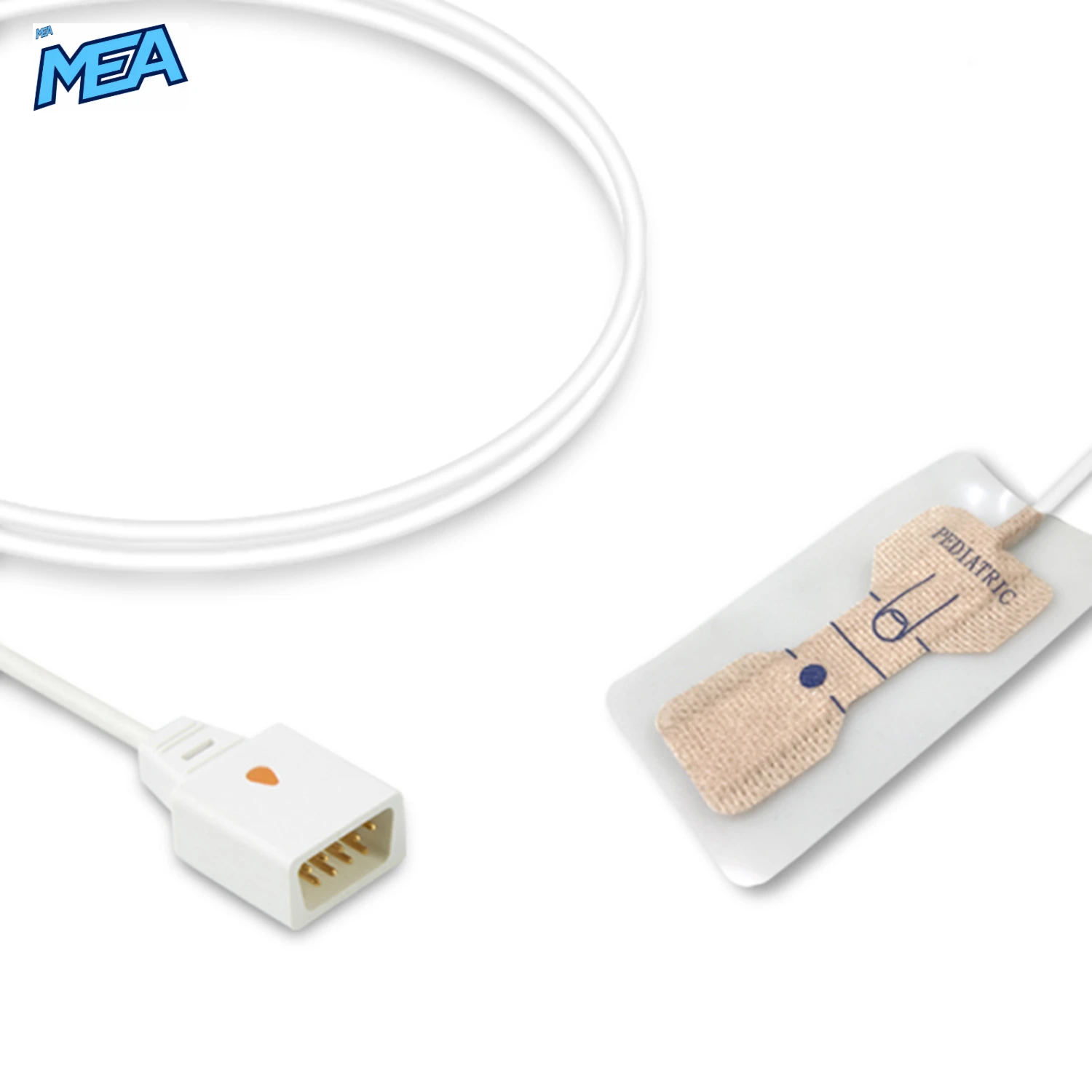 Pediatric Non-woven Adhesive SpO2 Sensor 0.9m for Datex-Ohmeda SAS-AP Disposable (Box of 24) 1 Pediatric Non-woven Adhesive SpO2 Sensor 0.9m for Datex-Ohmeda SAS-AP Disposable