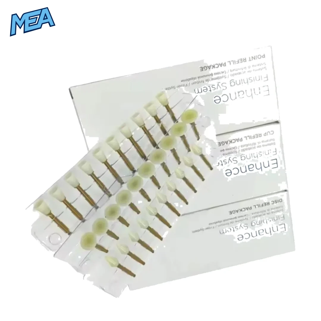 Dental composite finishing and polishing kit with discs, cups and points for restoration polishing