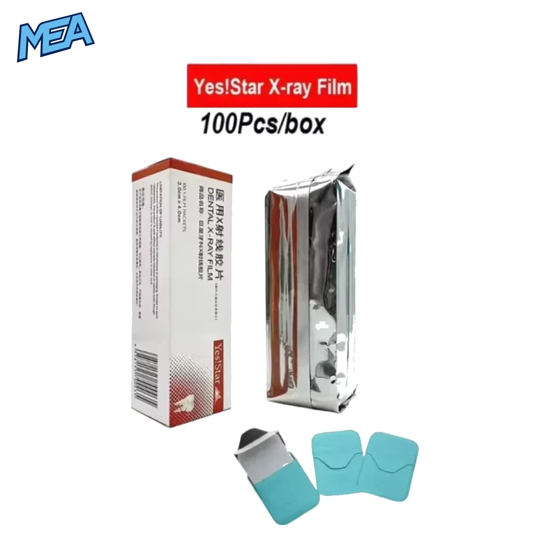 Dental diagnostic X-ray film pack for clinic imaging systems