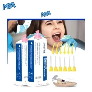 Dentist Using Vinylpolysiloxane Impression Material for Dental Mold