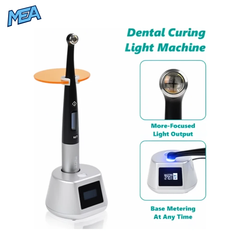 Dental 3000mw/cm² Curing Light 10W High Power Led Lamp Wireless 1 Second Cure With 7 Models Cold Cordless Curing Light 1 Dental LED Curing Light 3000mW/cm² 10W Wireless 7 Modes Cordless 1 Second Cure Device