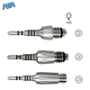 Dental LED Quick Coupler Coupling Fit Fiber Optic Handpiece 2hole 4Hole 6Hole Connect Dentistry Tools 26 Dental LED Quick Coupler 4 Hole 6 Hole Fiber Optic Handpiece Connector KAVO Style Universal Dental Coupling with LED Light