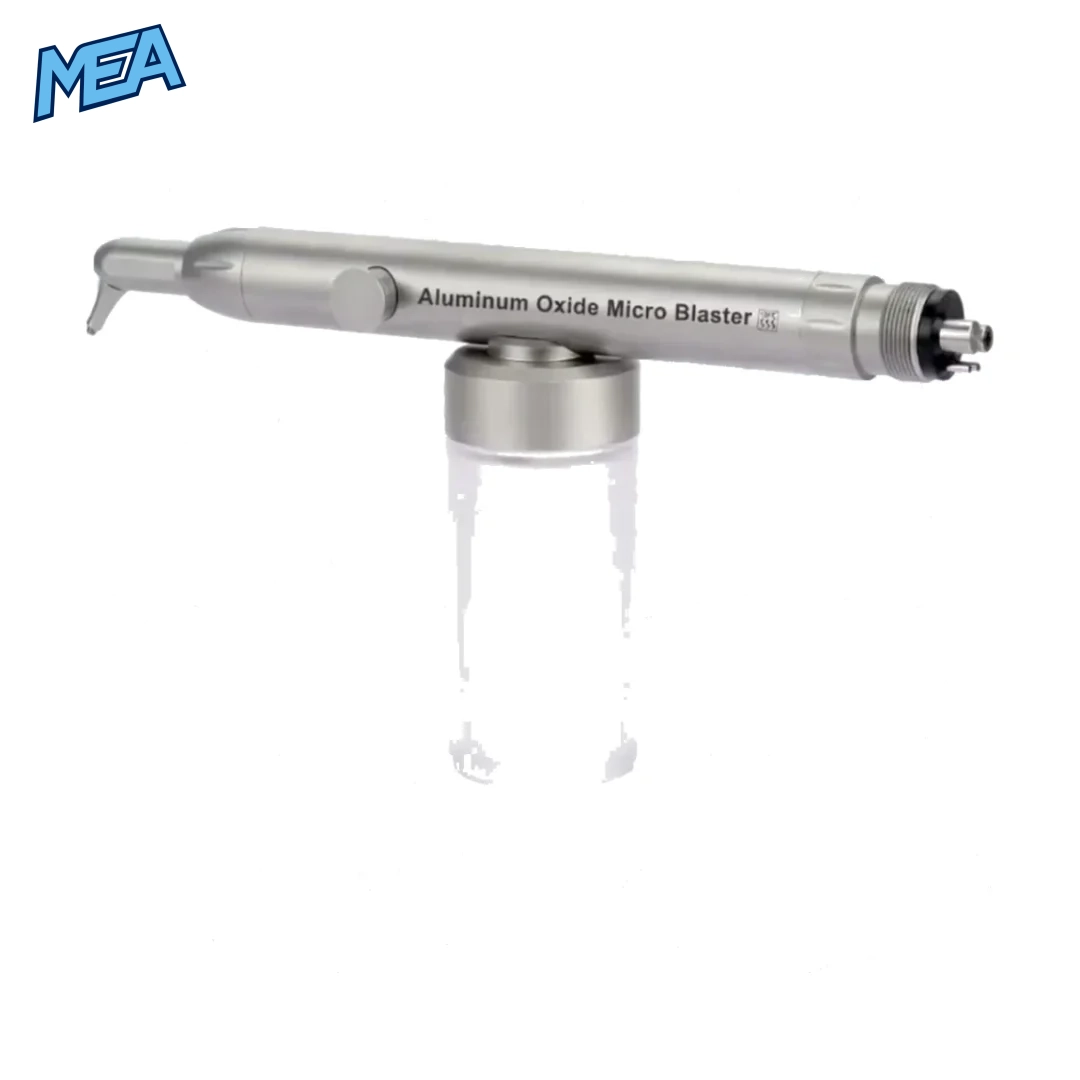 Dental microetcher sandblasting alumina system compatible with 4 hole and 6 hole dental chair units