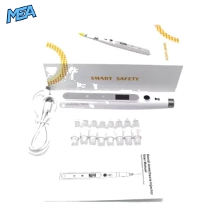 Dental oral anesthesia injector pen with PDL periodontal mode and back suction system