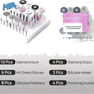 aboratory Dental Polisher Set for Professional Grinding and Polishing