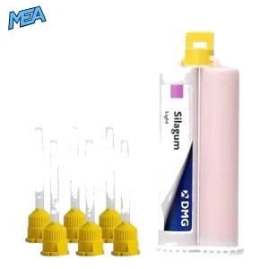 Heavy body dental silicone putty with light-body wash impression material kit for dentists and dental labs